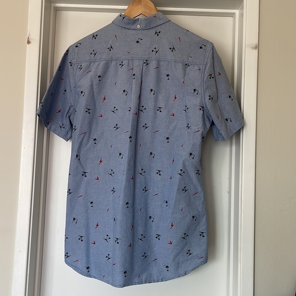 Vans - Mens Button Up Short Sleeve - Picture 3 of 4